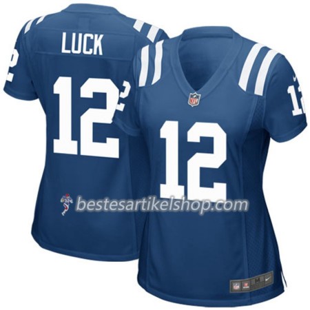 Damen Indianapolis Colts Trikot Andrew Luck 12 Nike Royal